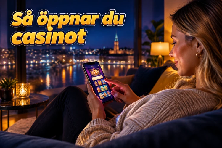 Så öppnar du casinot