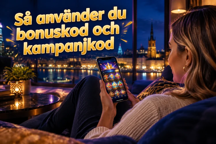 Så använder du bonuskod och kampanjkod